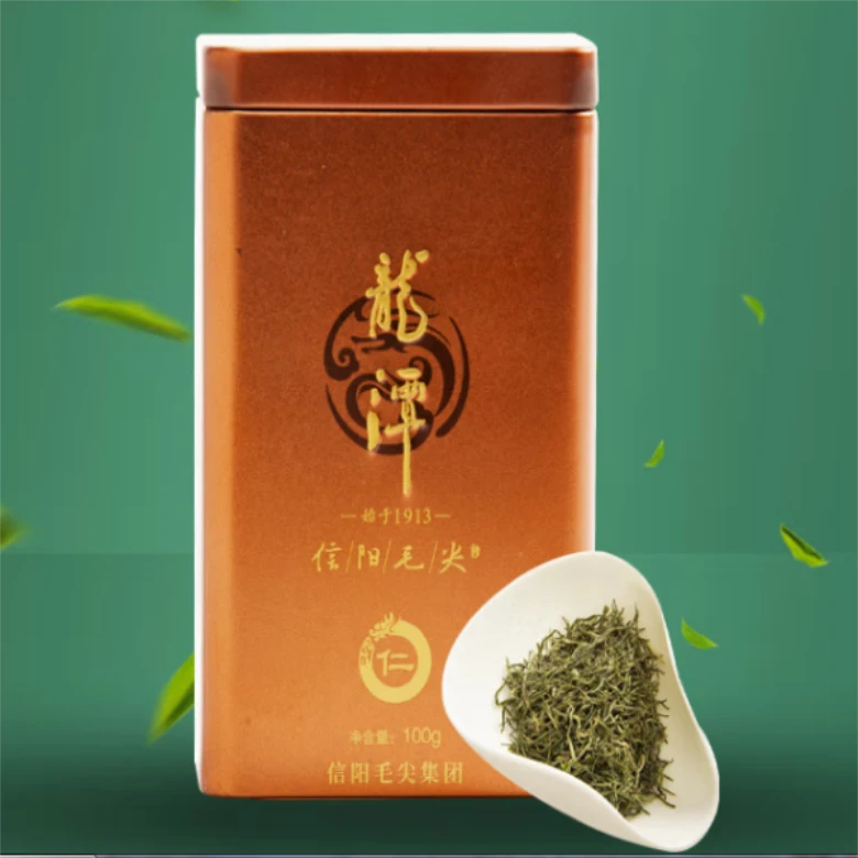 LONGTAN/龙潭传统工艺毛尖2023特级绿茶盒装100g仁新茶精装小芽