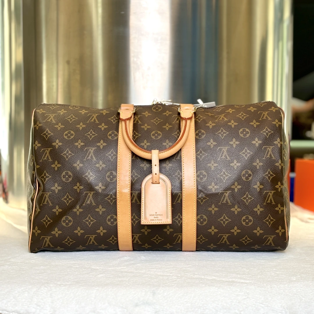 99新 LouisVuitton/路易威登 甄宝/LV50手提旅行袋大容量大包8663
