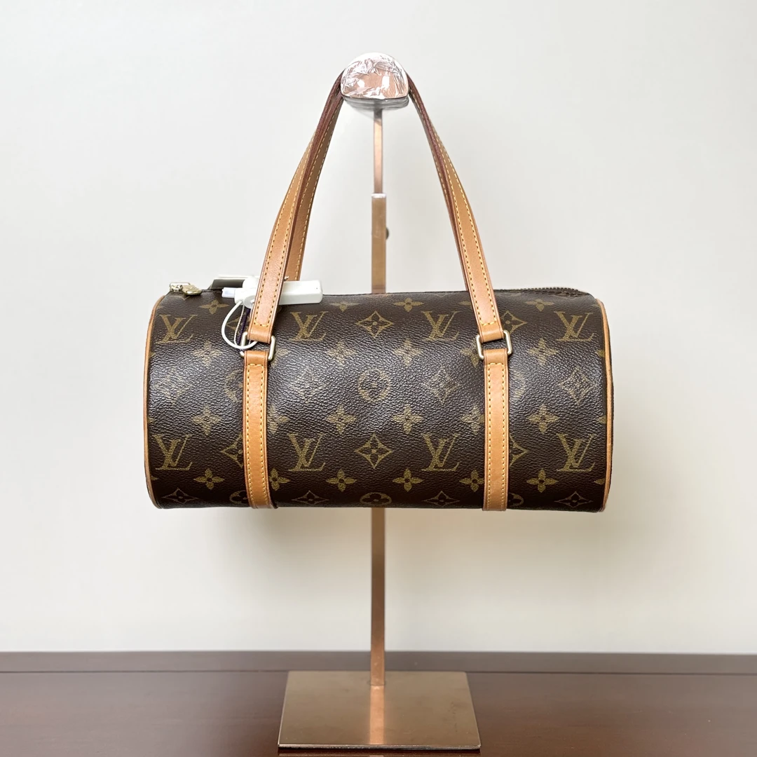 99新 LouisVuitton/路易威登 98新甄宝LV26横桶巴比龙手提包6940