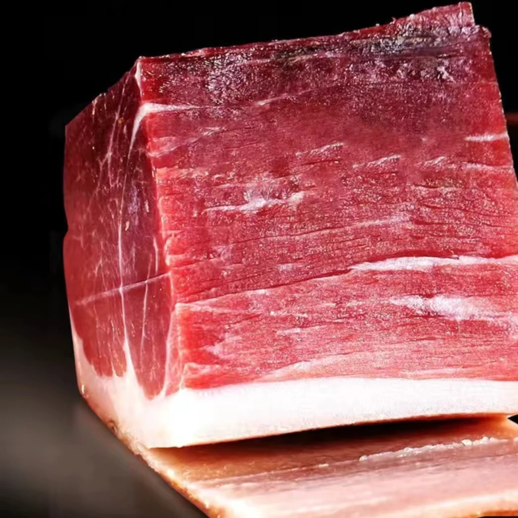 云南宣威小浦家散养土猪农家三年火腿中方500克营养真空包装发货