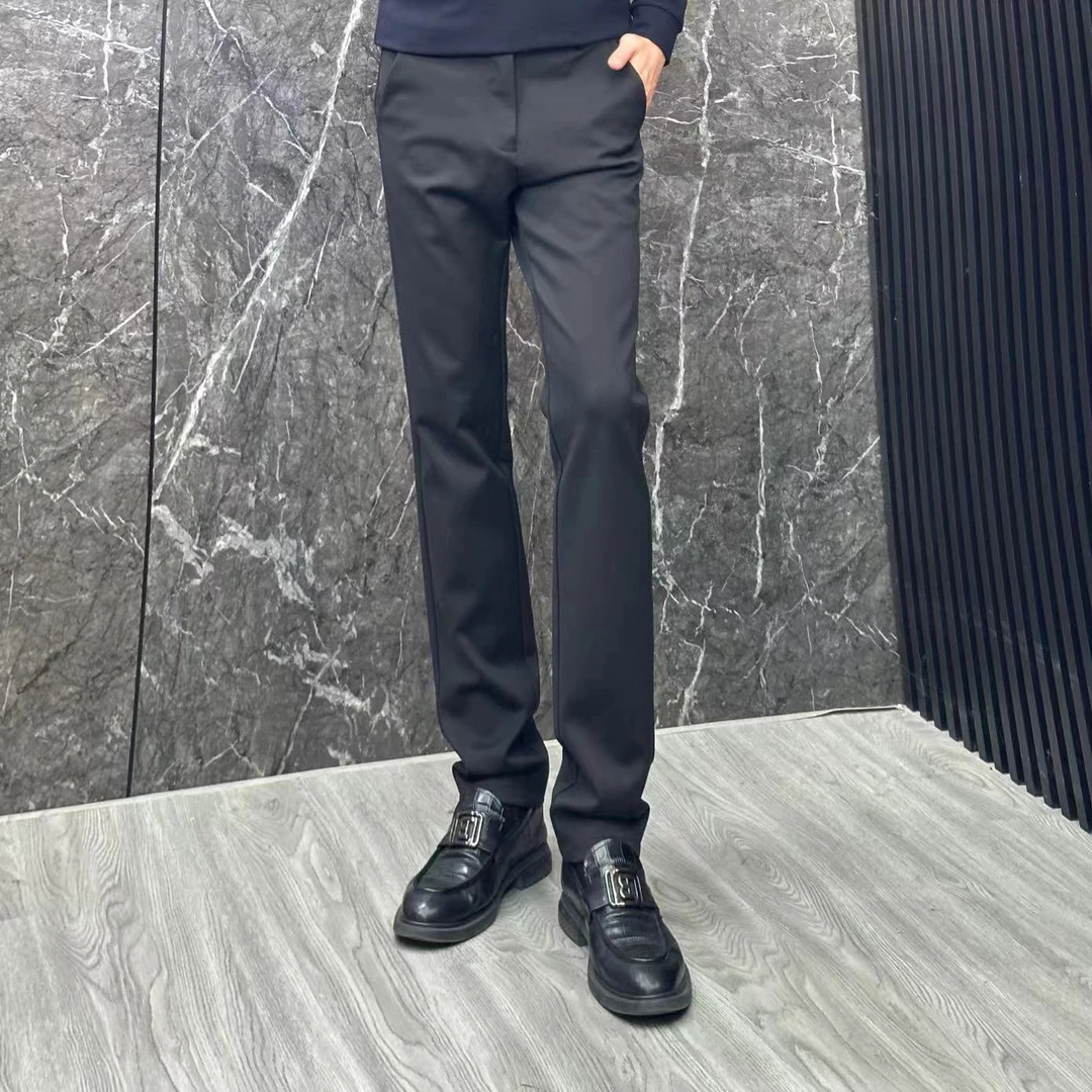 9988［春季商务修身西裤］商务休闲行政男士休闲裤时尚简约百搭弹力