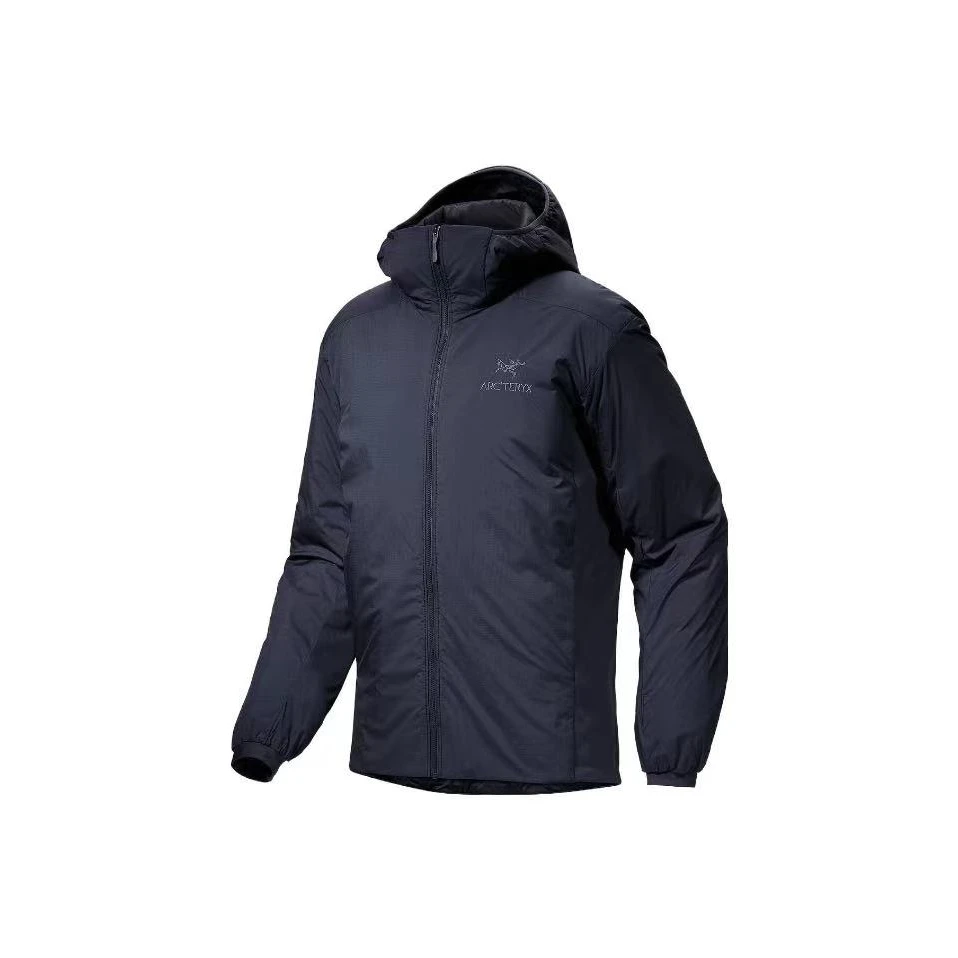 ARC'TERYX/始祖鸟Atom Hoody 字母图案户外防水保暖连帽棉服外套