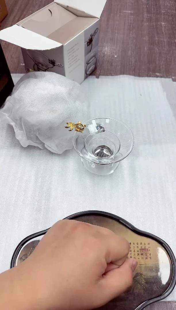 【闪购商品】瓷其他禾器金鱼茶漏