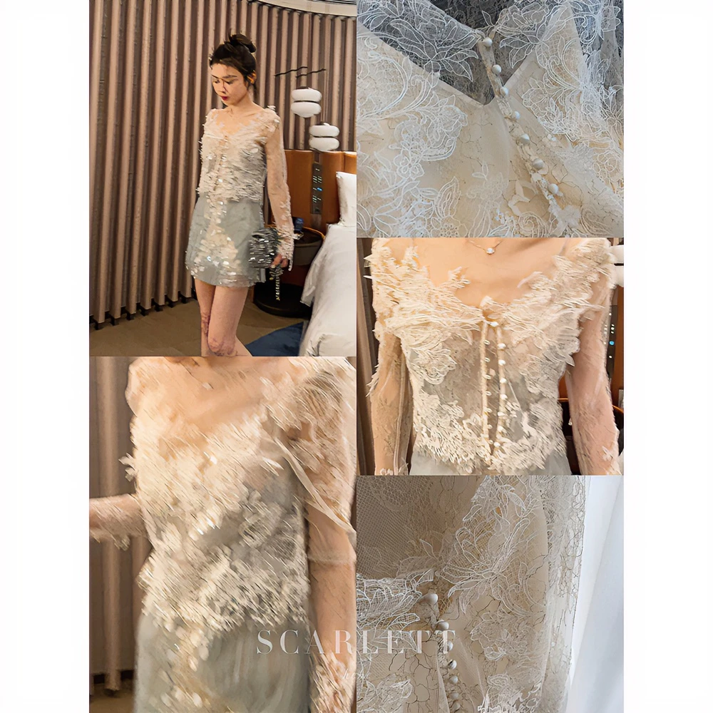 【3月】你的呵呵丨进口金丝线水溶蕾丝V领两件套