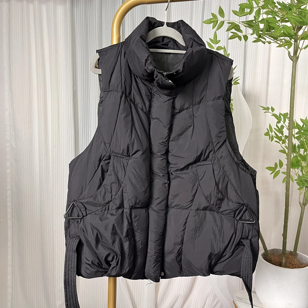 【佳佳】175新中式棉服拼接马甲显瘦百搭