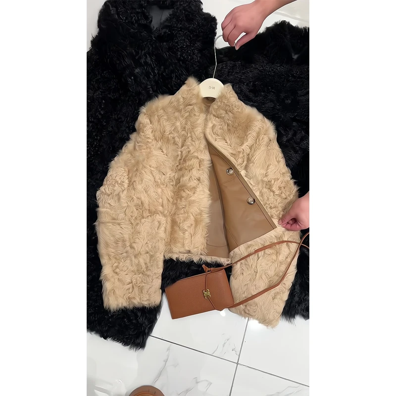 小香风复古外套秋冬款女休闲宽松高级感毛毛保暖显瘦长袖上衣女生