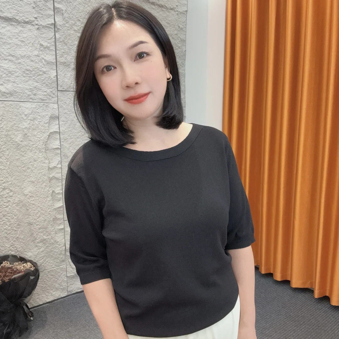 4566夏季微胖季【大米家上衣】纯色一字肩长袖针织衫气质设计感上衣