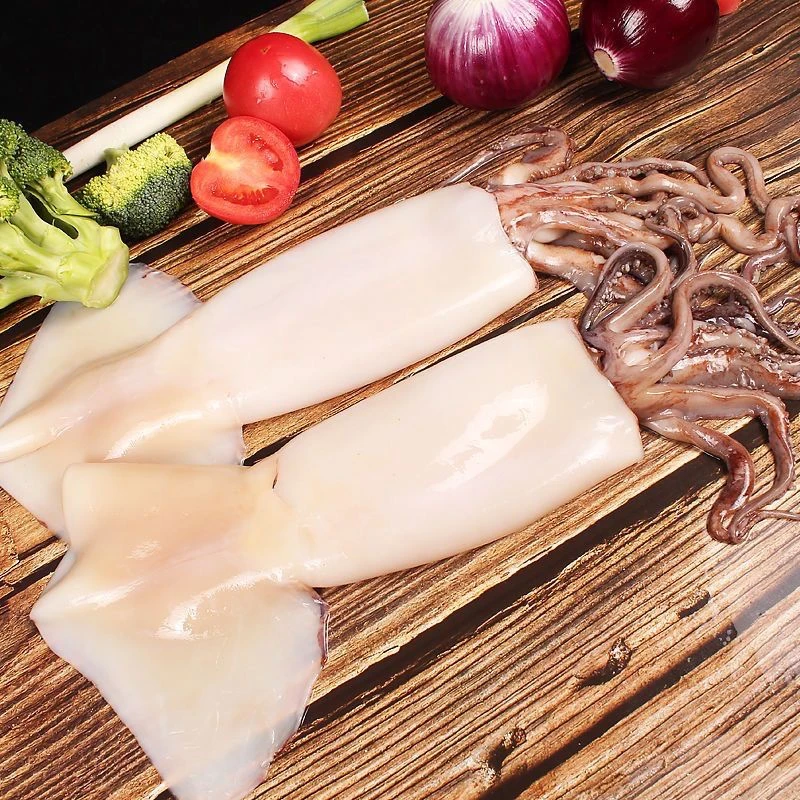 去皮去内脏带须  开片鱿鱼 鲜冻大鱿鱼野生海捕 到手3斤/5斤/10斤