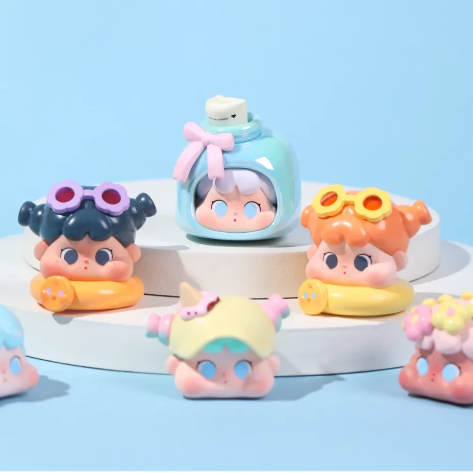 【拆盒】QOQO MINI FACE陪你去看海系列萌粒盲盒潮玩手办