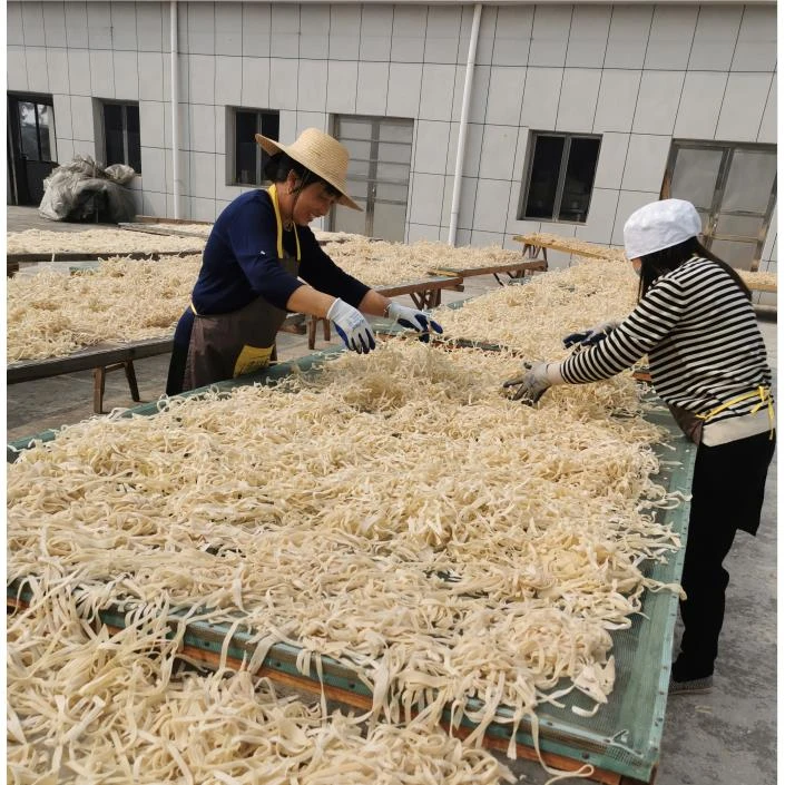 湖北荆州松滋特产麻水农家纯手工荞麦豆皮子豆丝早餐火锅5斤装