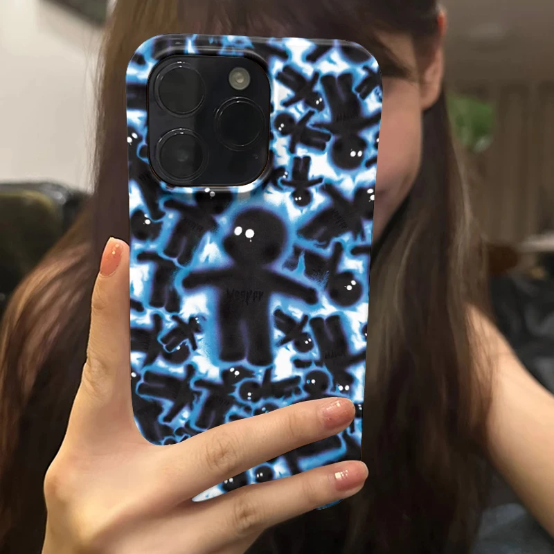 思绪混乱小众苹果15手机壳iPhone14promax菲林13硬12/11男x保护套