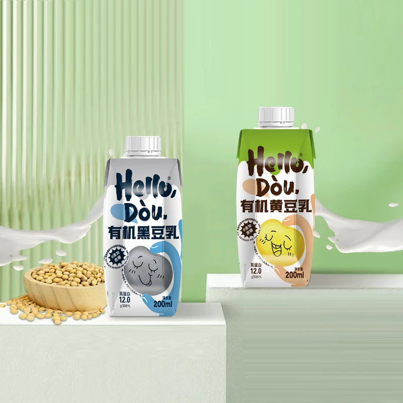 HelloDou 有机豆奶豆乳营养黑豆豆浆龙王营养早餐饮品整箱