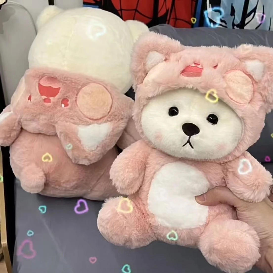 网红嘟嘟猫玩偶可爱小熊公仔睡觉抱枕毛绒玩具生日礼物送女生B242