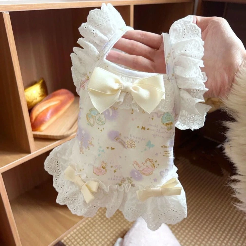 夏季宠物薄款裙子泰迪猫咪小型犬贵宾博美马尔济斯狗狗衣服 D368