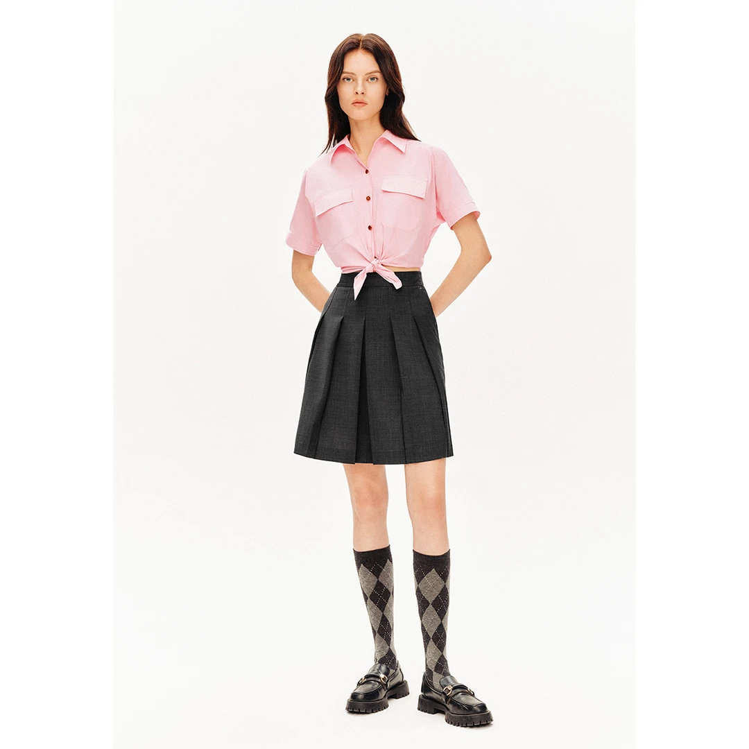 PSALTER诗篇新款时尚复古小众百搭不规则设计款连衣裙6C34205460