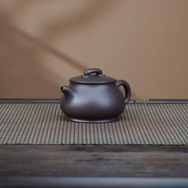 XLL粗砂天青【无相】宜兴黄龙山原矿手工紫砂壶