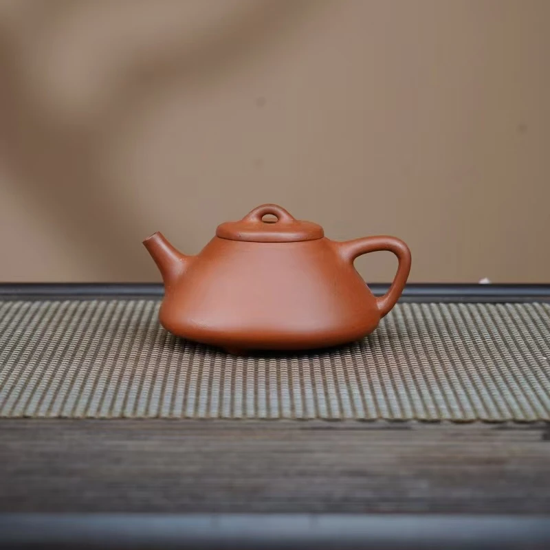 LHB老朱泥【子冶石瓢】宜兴黄龙山原矿紫砂手工茶壶