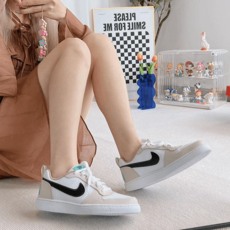 NIKE/耐克￥Court Borough 奶油摩卡低帮休闲运动板鞋DZ2783-101