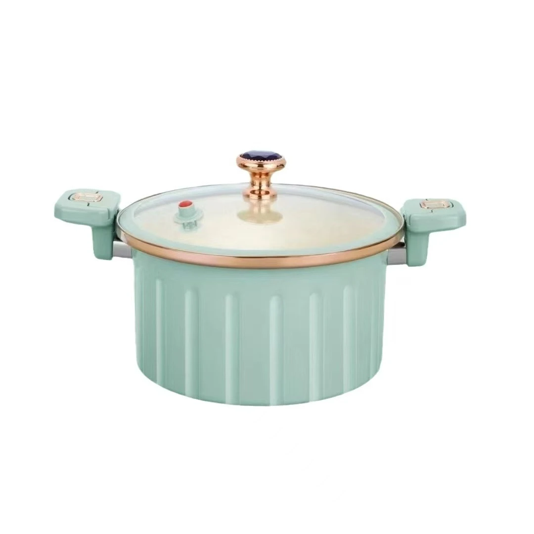 家用多功能锅开业活动礼品罗马锅微压锅料理锅不粘锅搪瓷锅南瓜锅