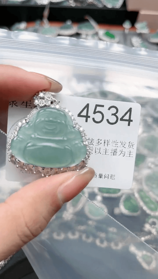 【闪购商品】翡翠颈饰未镶嵌【赠皮绳】4534
