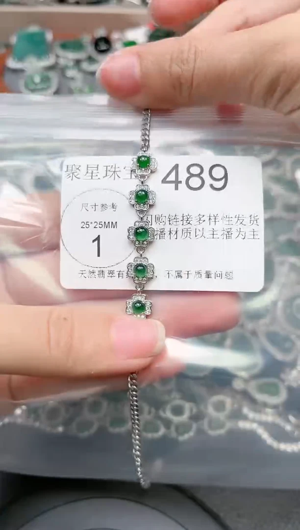 【闪购商品】翡翠颈饰未镶嵌489(赠皮绳)