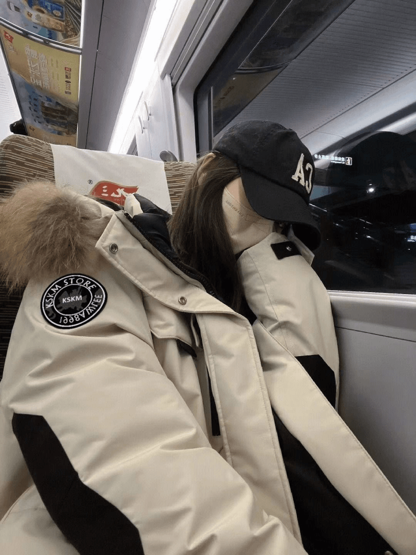 2024年冬季新款工装羽绒棉服女高级设计感小众oversize情侣派克服