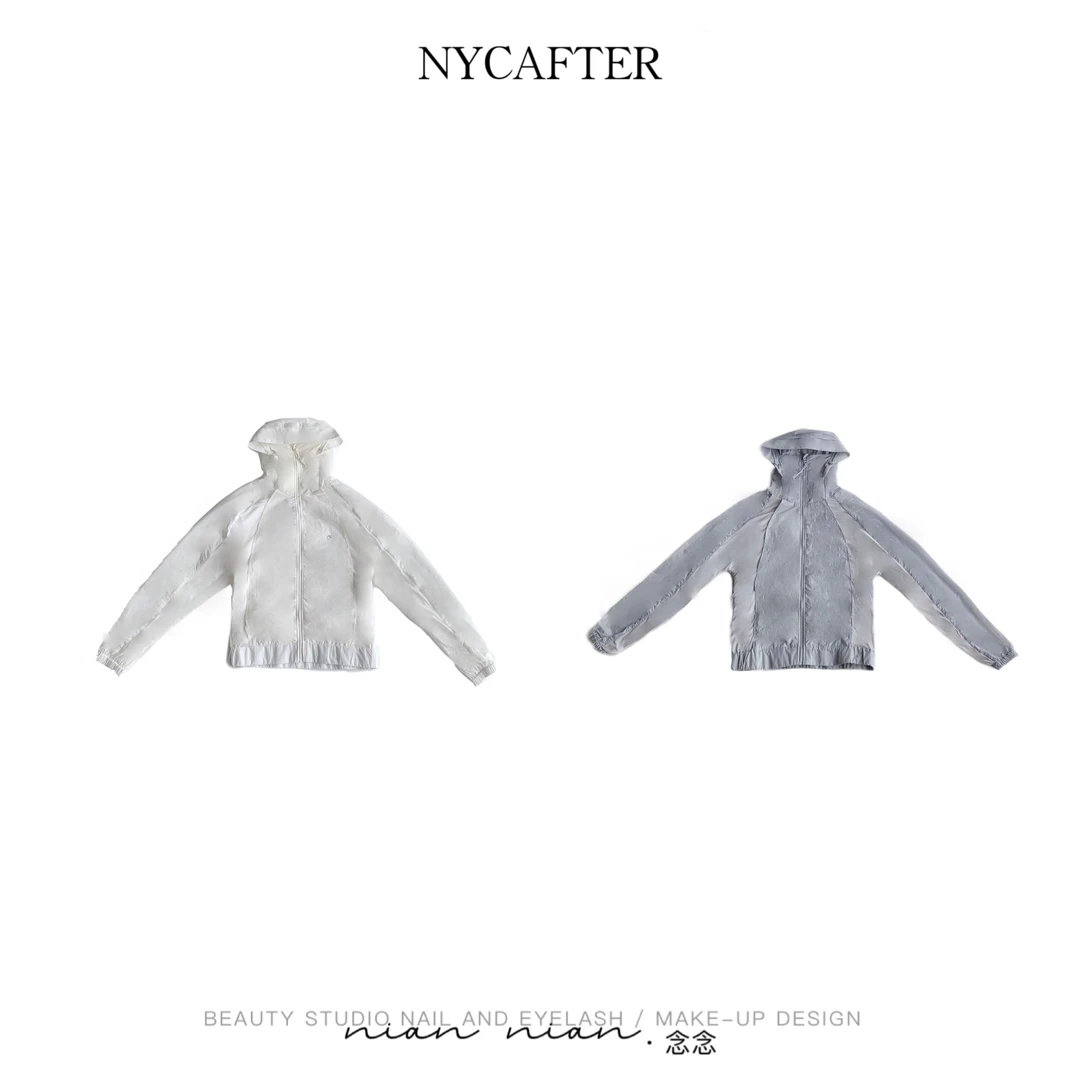 连帽防晒衣薄外套运动户外透气轻薄上衣女外套LB478