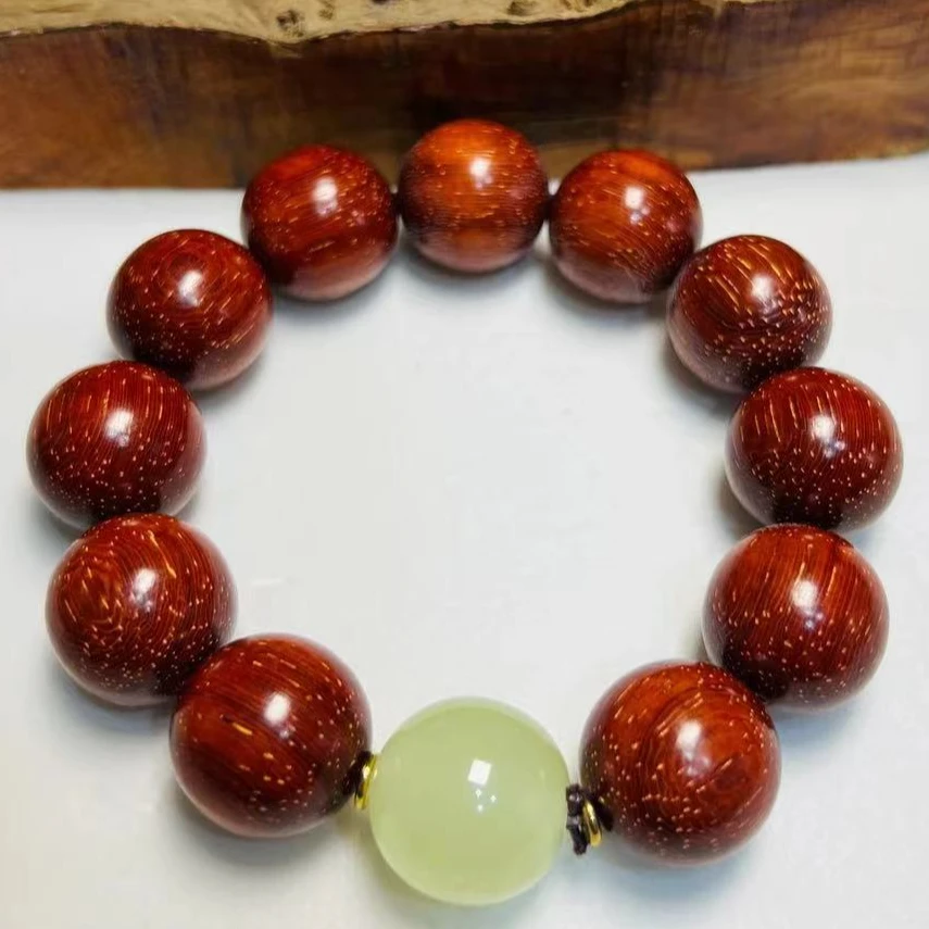 1.8花梨手串夜光珠+869