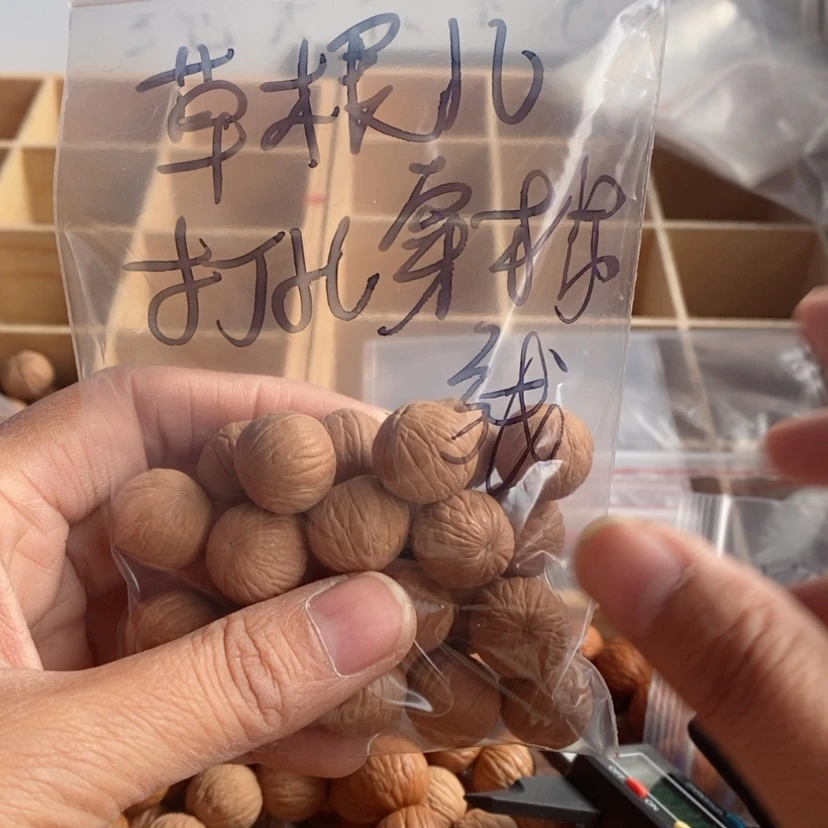 【闪购商品】猴头核桃吊坠草*儿聚宝盆175尺寸25颗打孔