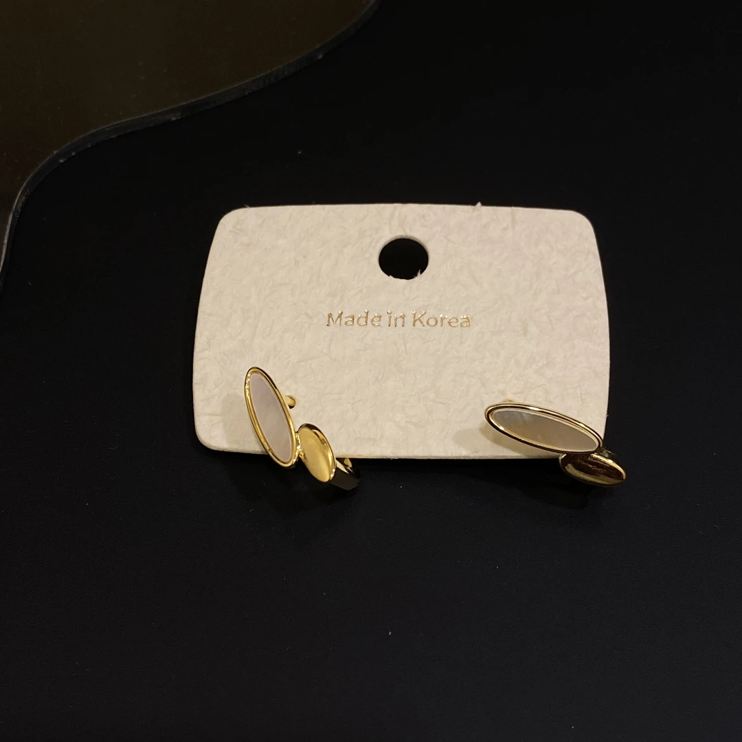 铜合金耳饰 不规则设计感耳饰4028