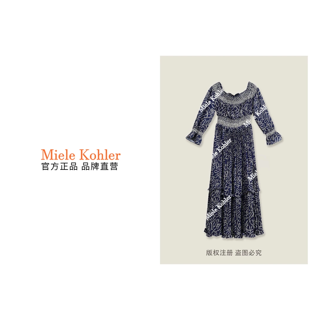 新款夏季时尚高级感轻奢减龄气质连衣裙MKKQ62801【澳门小源同款】