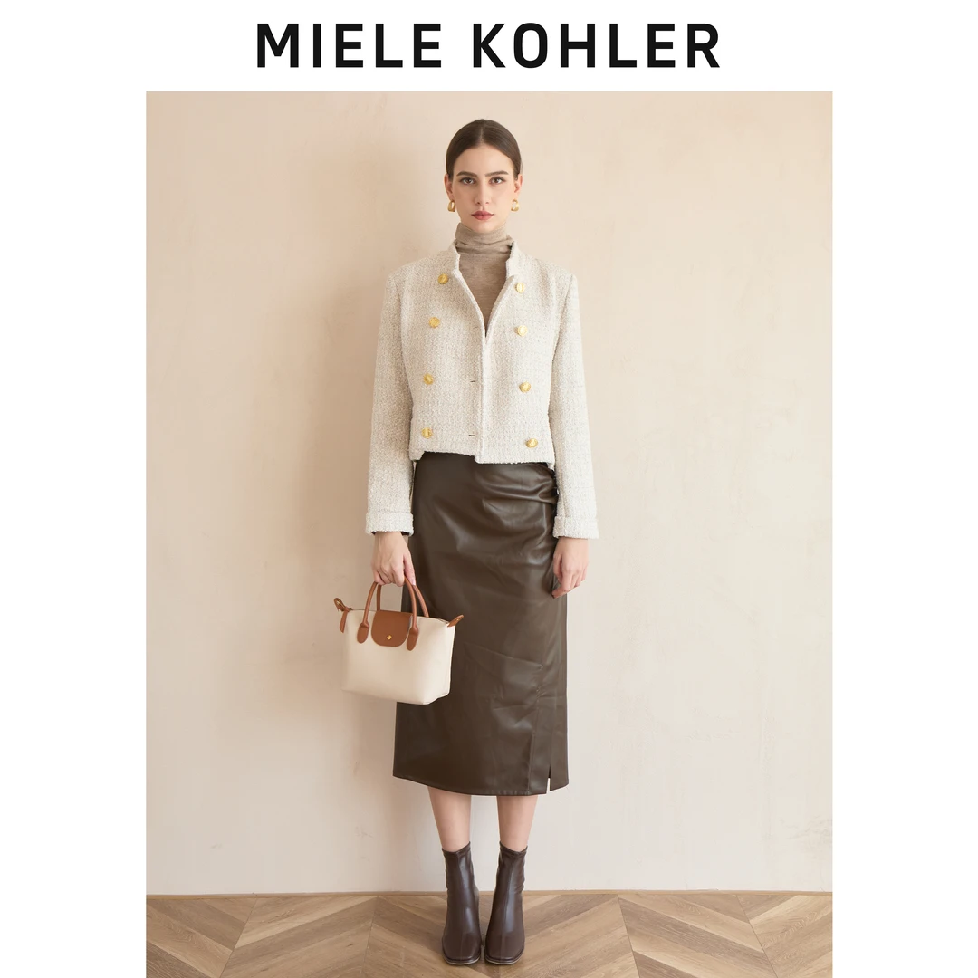 2023秋季时尚气质小香风女士外套MKOMB59081【澳门小源同款】