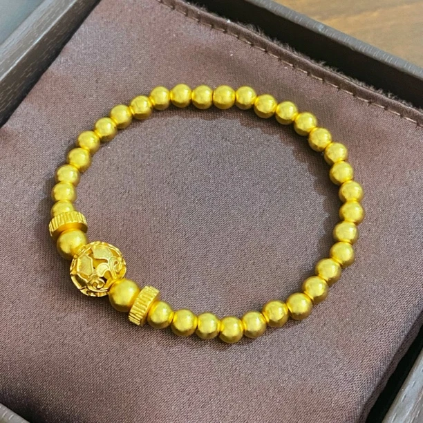 铜合金手链  SL2407 花丝单圈古法手串手链女款男款爆款2025新款