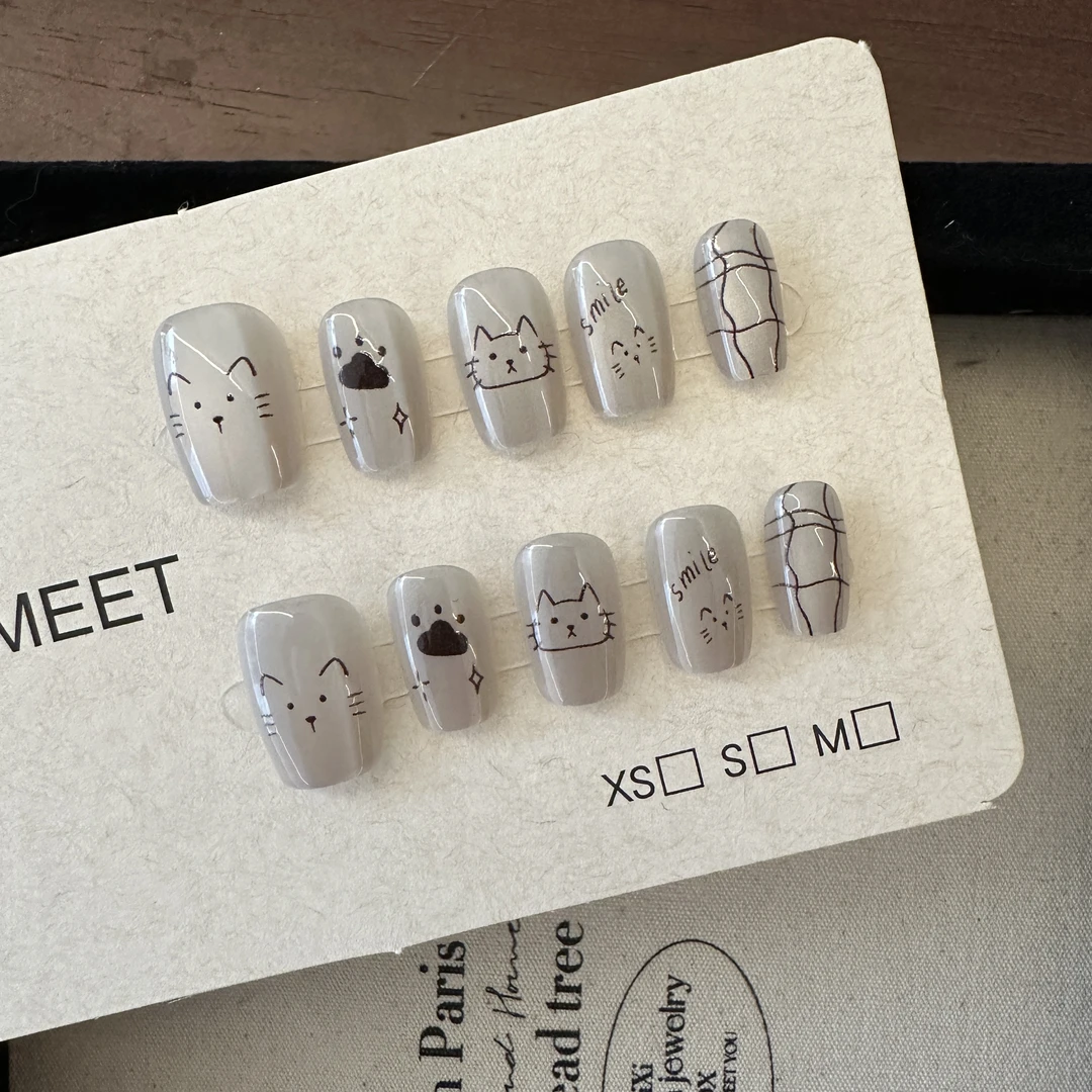 【VeryMeet - 穿戴甲】工厂倒闭 轻奢高级美甲甲片L62甲贴片