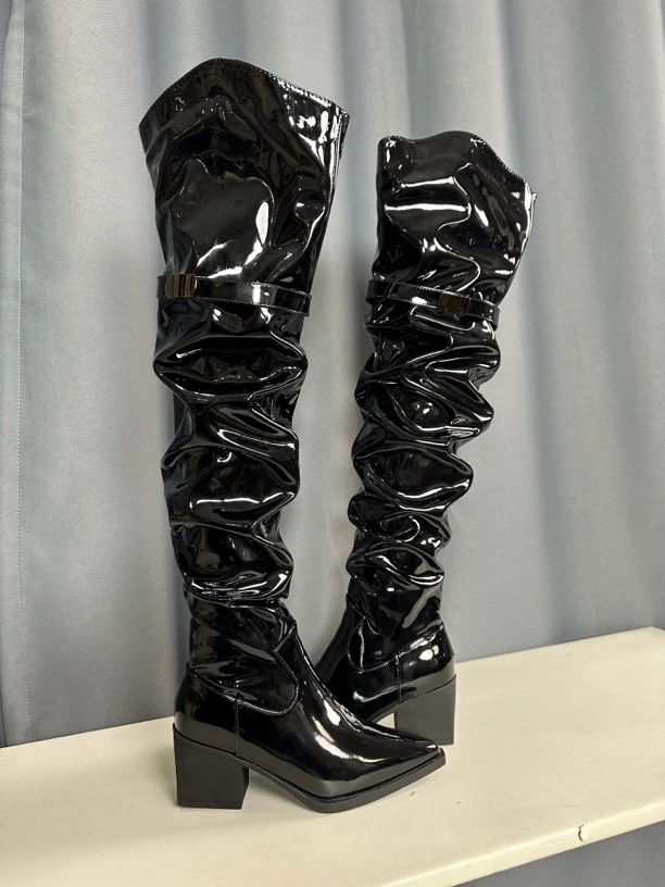 2024年冬季女靴 0110-1 亮