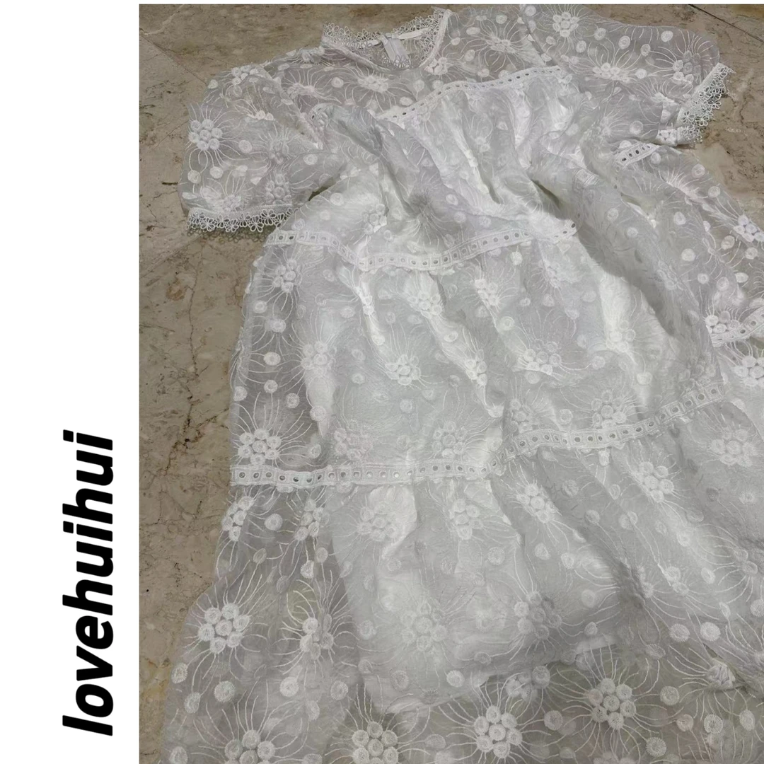 lovehuihui《遇见芙蓉》超美蕾丝连衣裙