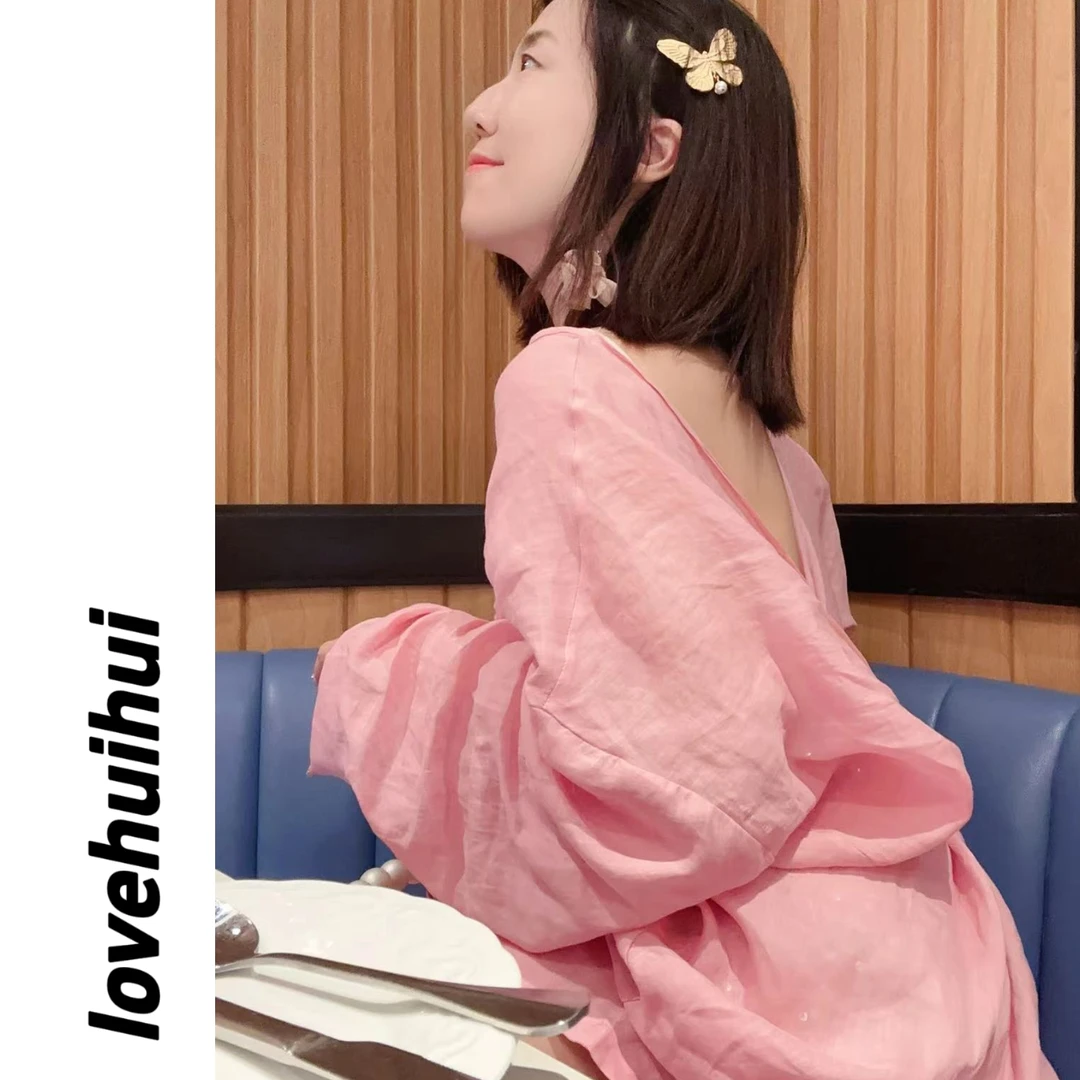 lovehuihui《松弛感·白》夏日仙气苎麻上衣