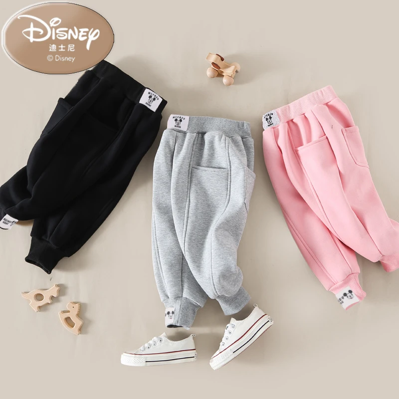 迪士尼儿童春款百搭长裤新款洋气春秋休闲卫裤XXR1ZK910-XYY