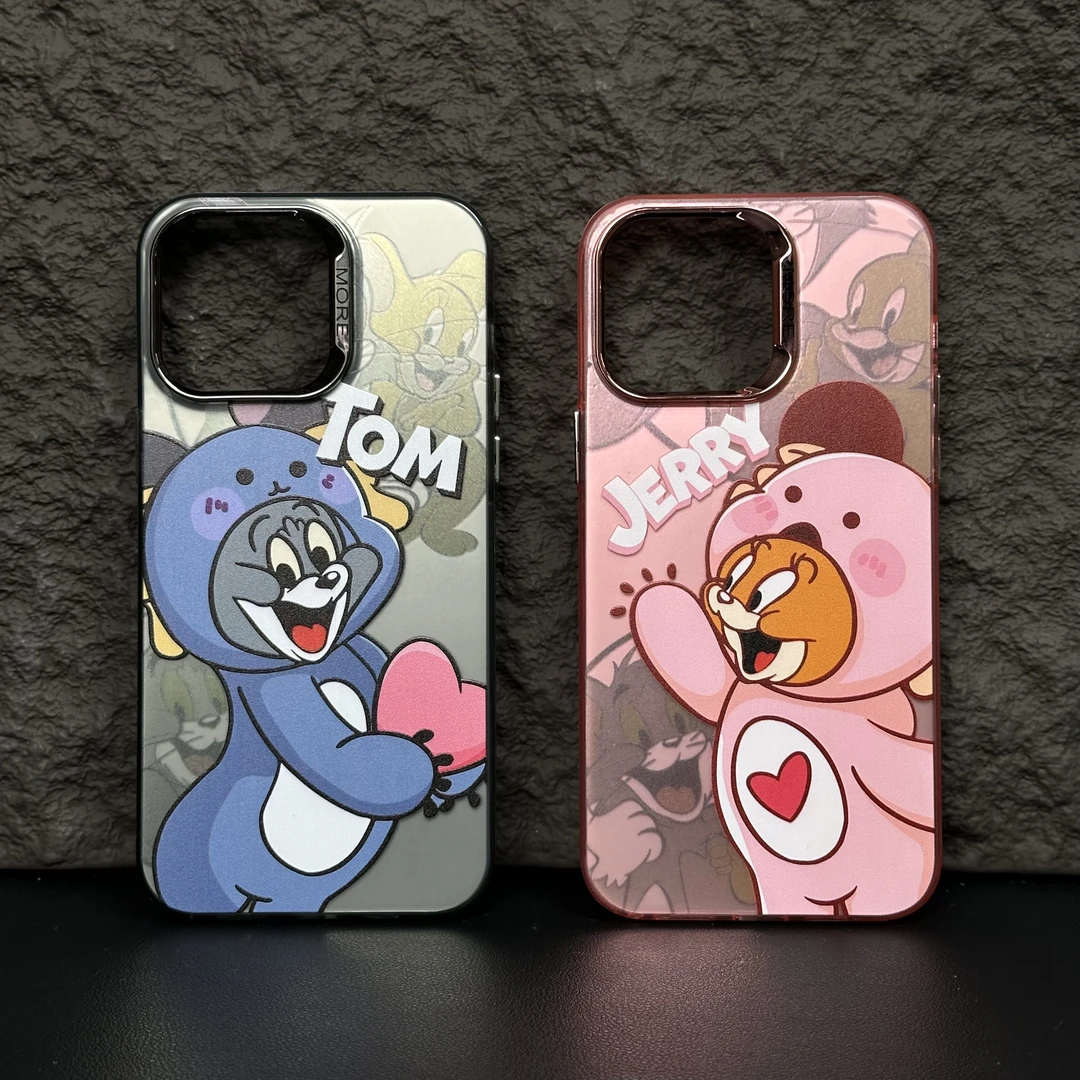 新猫和老鼠杰瑞苹果手机壳情侣磨砂iphone手机壳网红手机壳动漫