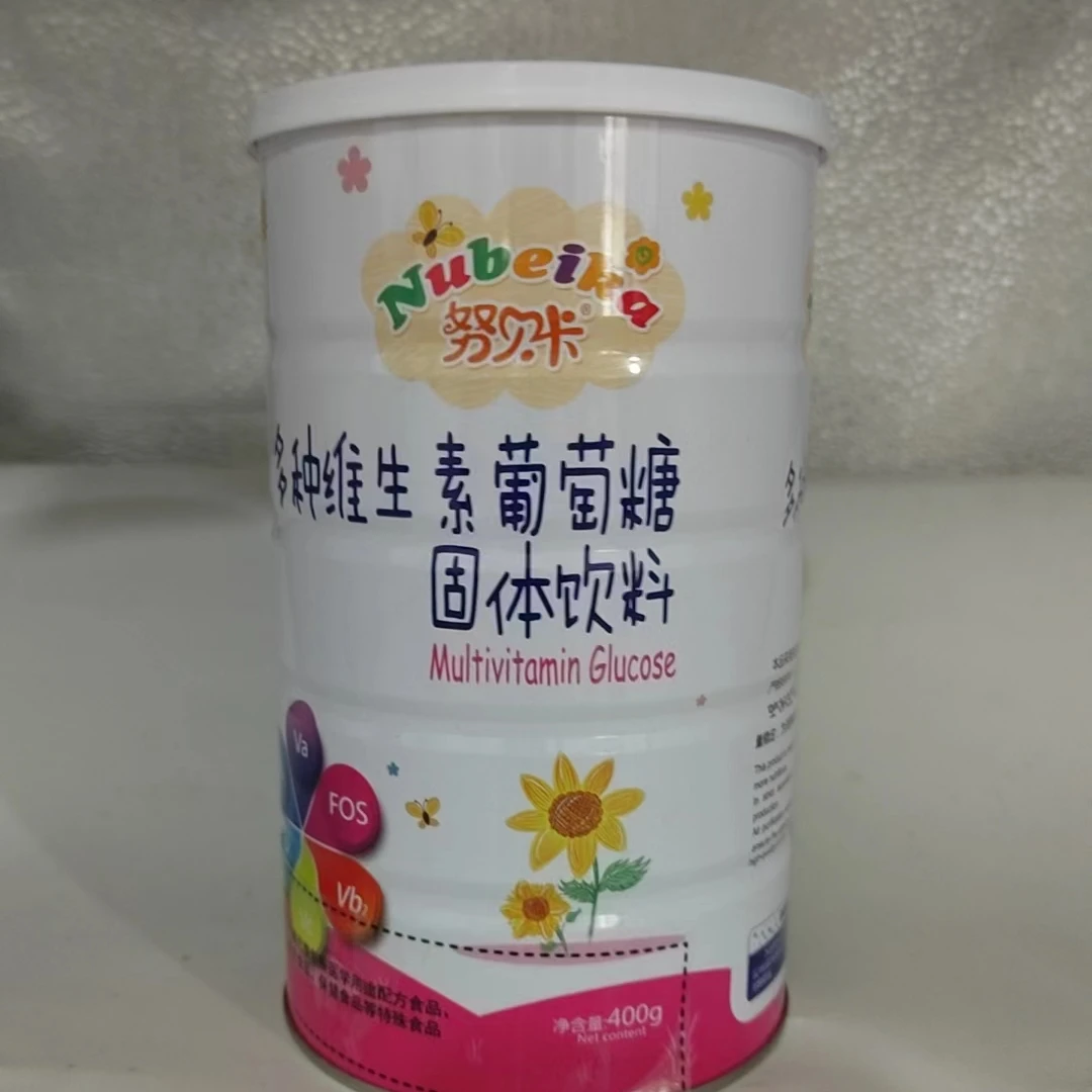 努贝卡葡萄糖固体饮料（铁桶装）400g