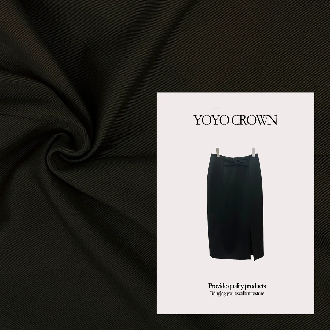YOYO CROWN 精纺澳毛设计款半身腰裙