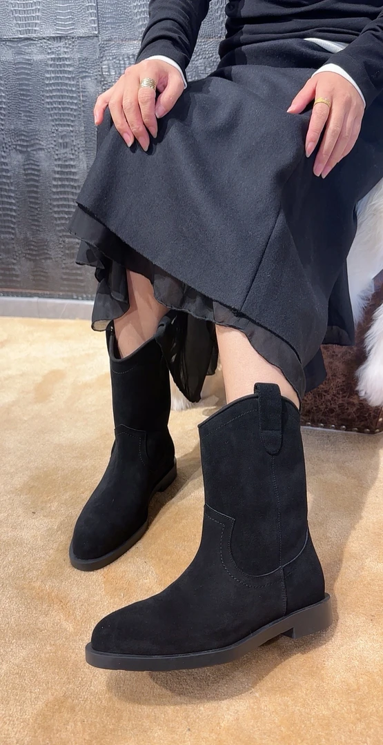 爱的睿休闲复古舒适高帮靴99162