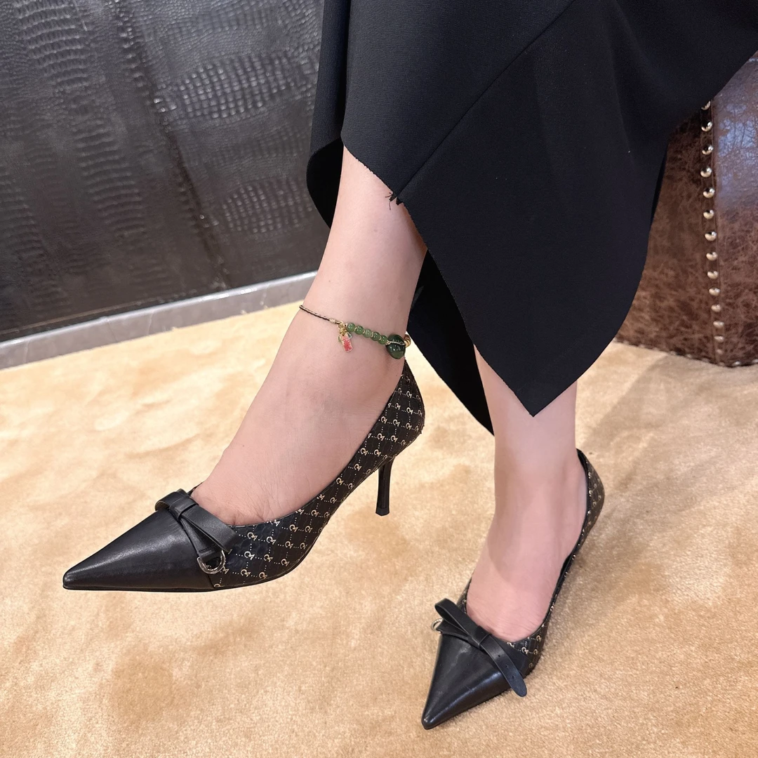 爱的睿夏季浅口高跟鞋