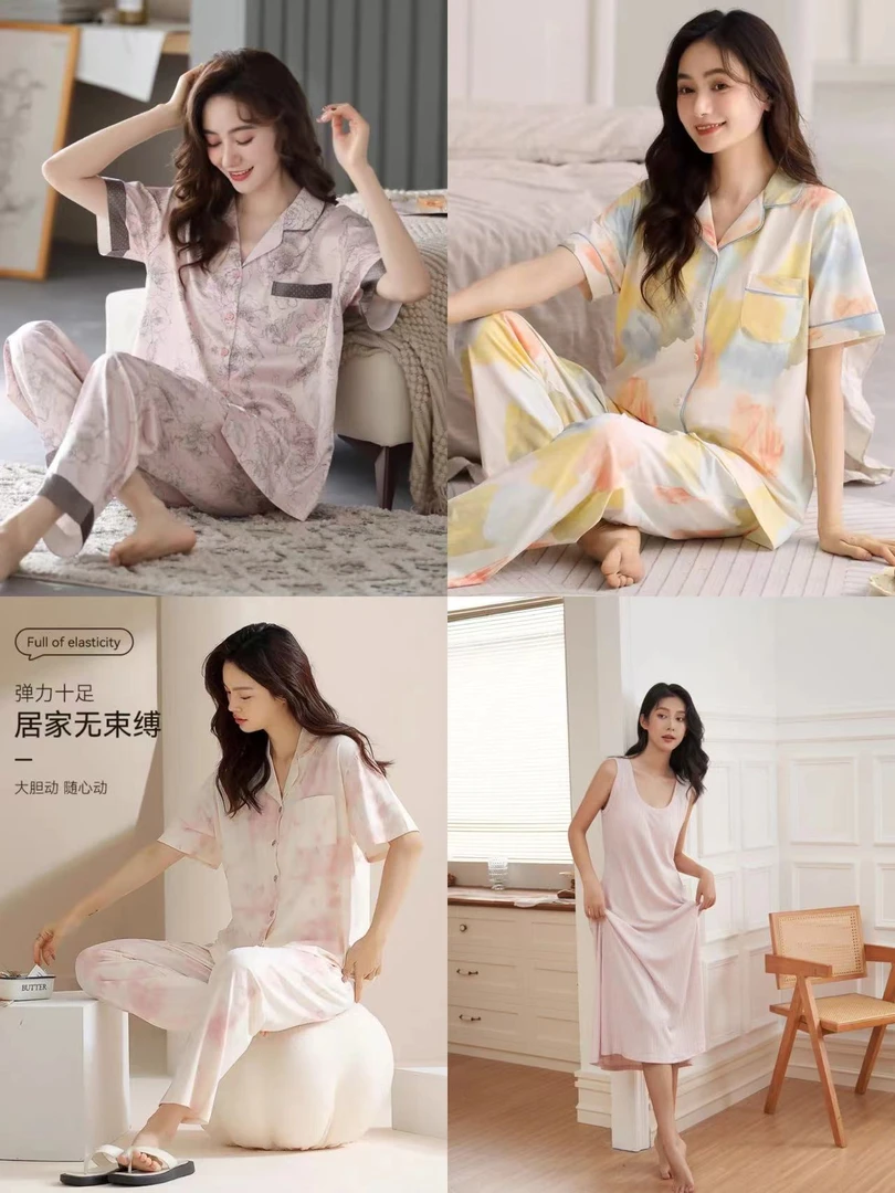 【品牌睡衣孤品捡漏】舒适简约气质家居服睡衣款