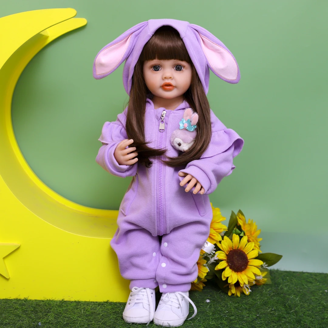 ZIYIUI 露露40cm3D高彩血管青筋全胶水洗仿真娃娃生日礼物