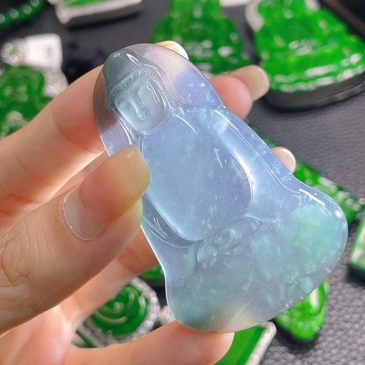 翡翠颈饰未镶嵌115，