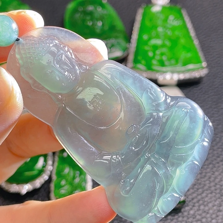 翡翠颈饰未镶嵌73，