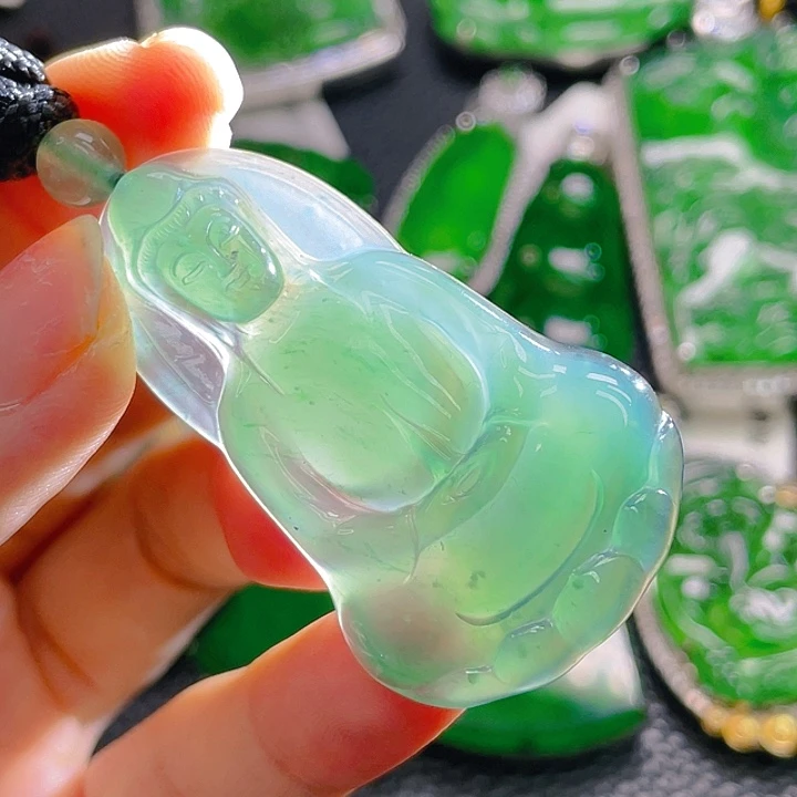 翡翠颈饰未镶嵌04，