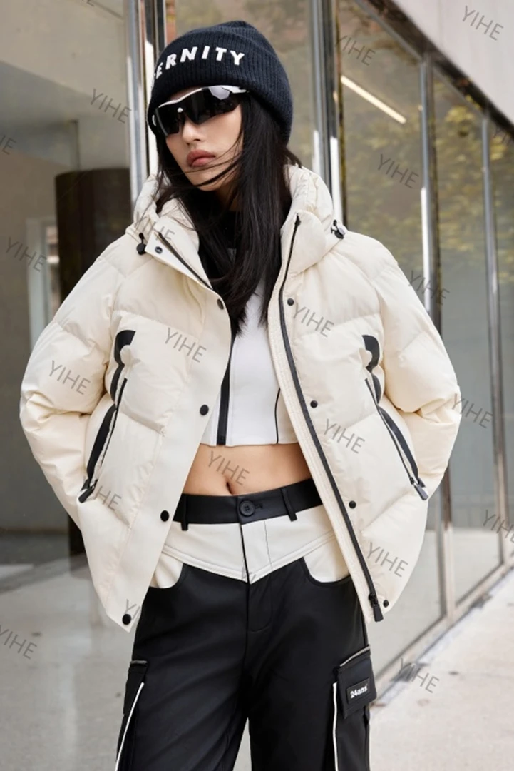 【索侖莎】】2024新款轻户外短款羽绒服658