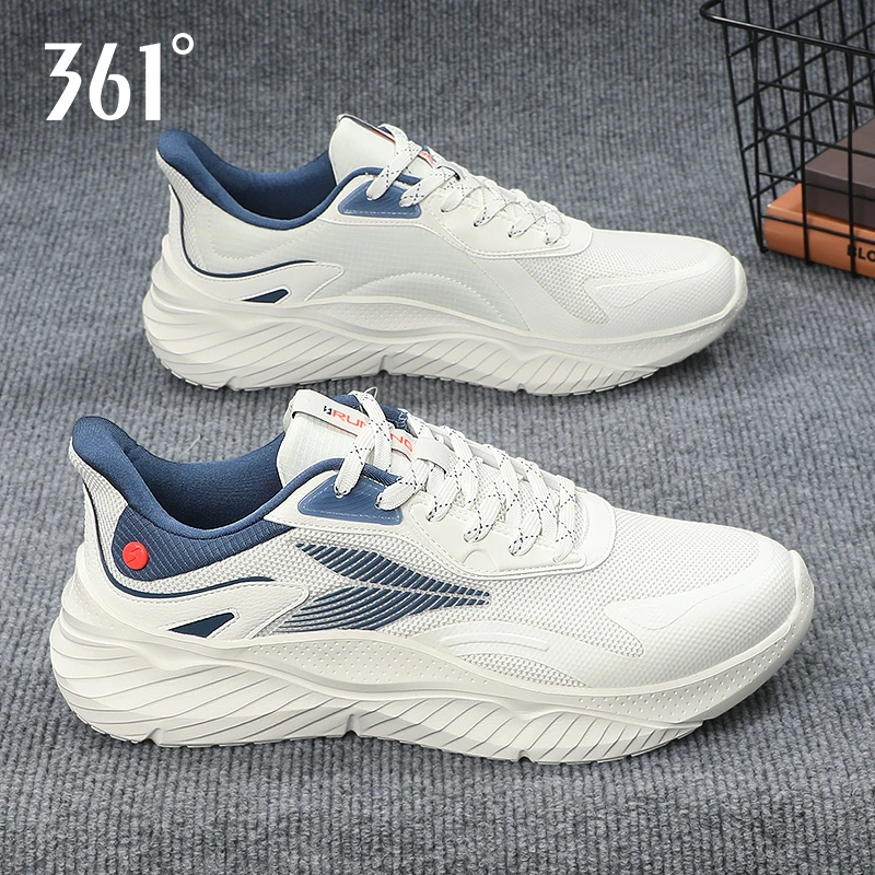 361男鞋运动鞋2025新款网面透气鞋子男跑步男生百搭鞋子